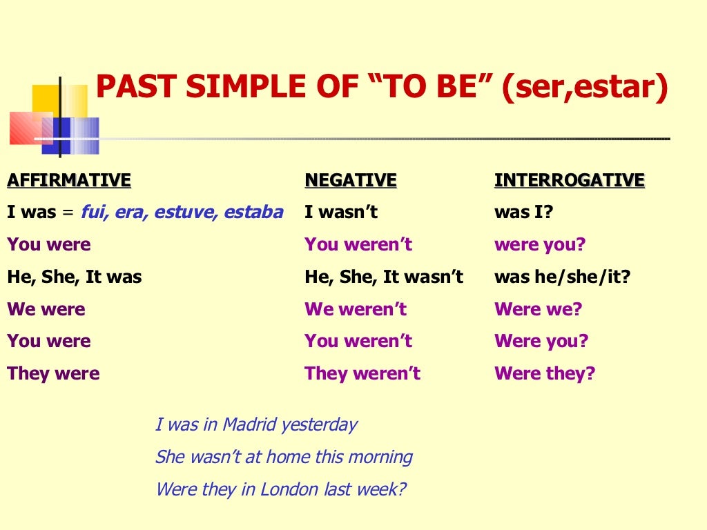 Presentaci n Past Simple