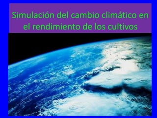 Modelos de crecimiento y fenología de cultivos aplicados al manejo integrado de enfermedades. 