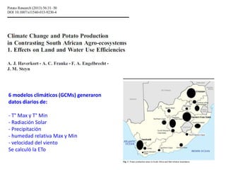 Modelos de crecimiento y fenología de cultivos aplicados al manejo integrado de enfermedades. 