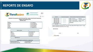 REPORTE DE ENSAYO
 