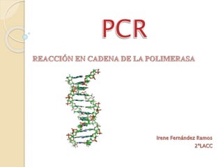 PRESENTACIÓN PCR IRENE FERNANDEZ. biotecnología.ppsx