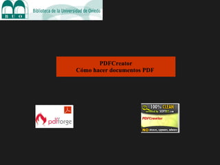 PDFCreator Cómo hacer documentos PDF  