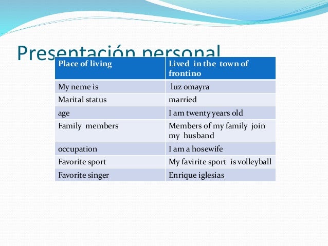 Lesson 1 Como Hacer Una Presentacion Personal Basica En Ingles – eroppa