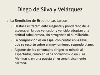 Esta obra reúne todas las características generales de su pintura: 