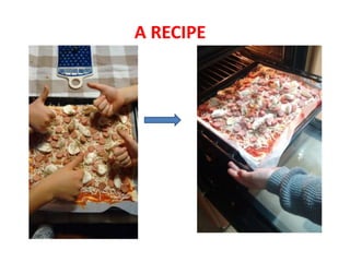 A RECIPE
POSAR AL FORN
 