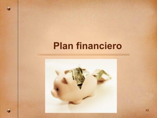 Plan financiero




                  45
 