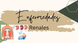 Enfermedades
Renales
 