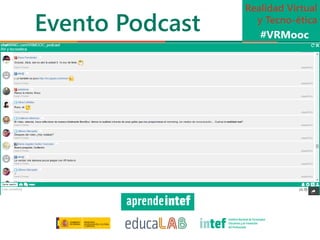 Presentación podcast VR mooc
