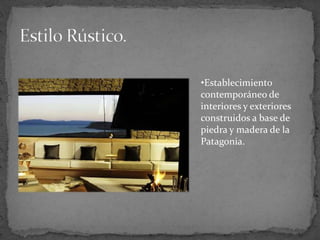  Disposición ordenada y acabados finos.