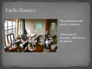 Estilo Étnico. Los estilos étnicos remiten a las culturas de origen. 