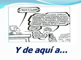 Y de aquí a…
 