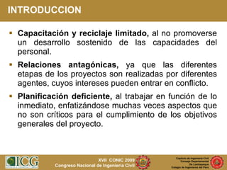 Planificación y Control de Proyectos de Construcción | PPT