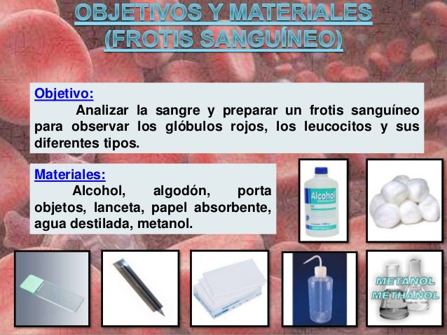 Frotis sanguineo y presion arterial