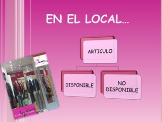 EN EL LOCAL… 