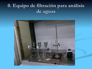 0. Equipo de filtración para análisis de aguas 