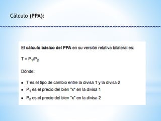 Cálculo (PPA):
 