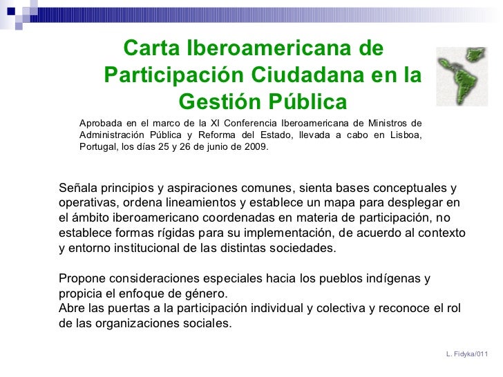 POLITICAS PUBLICAS DE PARTICIPACION CIUDADANA.