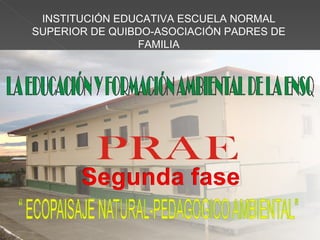 INSTITUCIÓN EDUCATIVA ESCUELA NORMAL SUPERIOR DE QUIBDO-ASOCIACIÓN PADRES DE FAMILIA 
