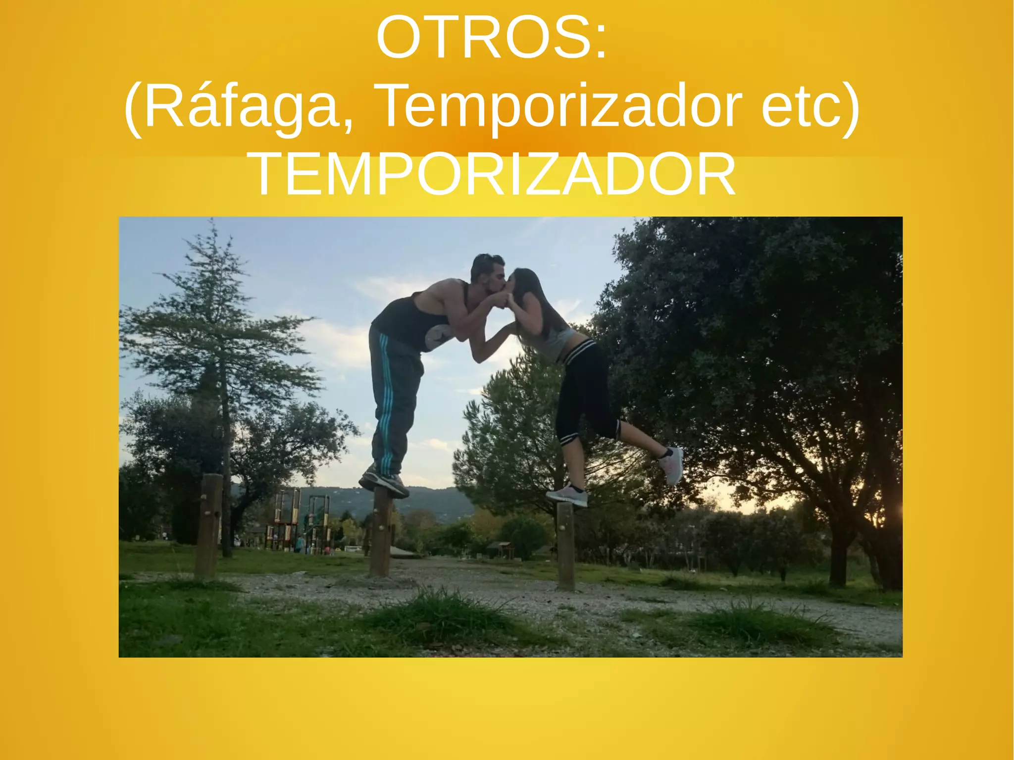 OTROS: 
(Ráfaga, Temporizador etc) 
TEMPORIZADOR 
 