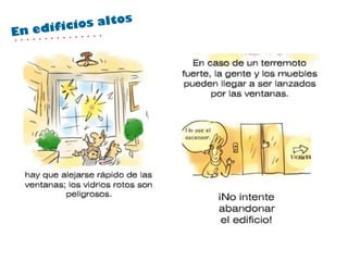 En edificios altos  