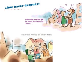 ¿Qué hacer después?  