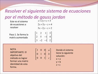 Me To Do Gauss Presentación problema metodo gauss | PPT