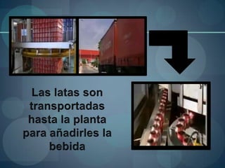 Una impresora de 6 colores coloca la marquilla a las latas y pasan por un horno para secar la impresión