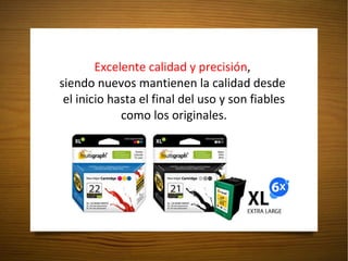 Excelente calidad y precisión ,  siendo nuevos mantienen la calidad desde  el inicio hasta el final del uso y son fiables como los originales. 