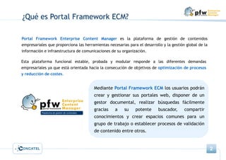 Portal Framework ECM