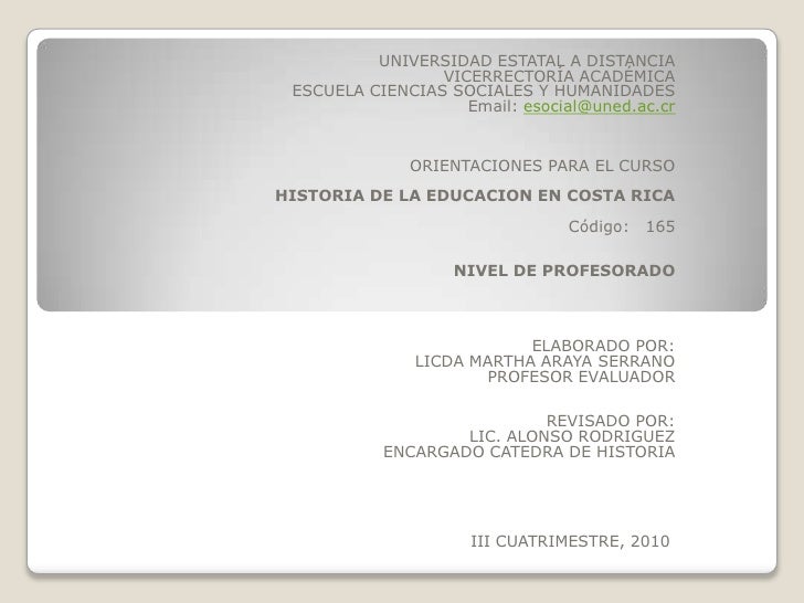 Curso historia