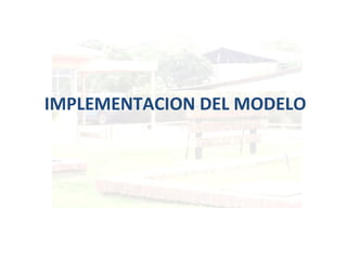 IMPLEMENTACION DEL MODELO 