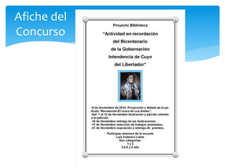 Afiche del 
Concurso 
 