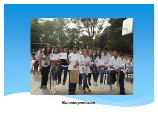 Alumnos premiados 
