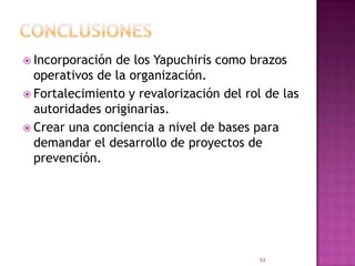 Se realizo mapeo de zonas vulnerables