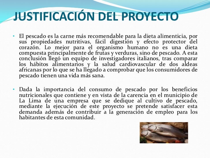 Presentación proyecto tilapia