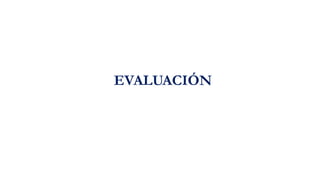 EVALUACIÓN
 