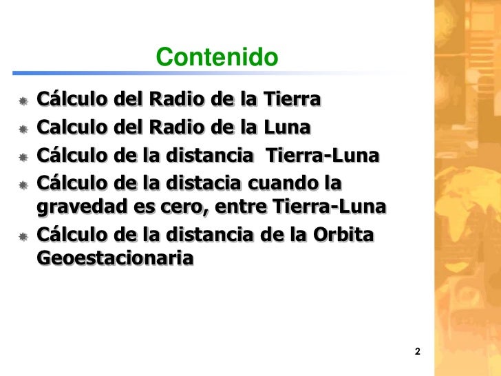 Presentación radio tierra, luna