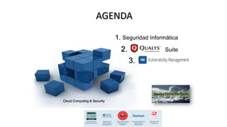 AGENDA
1. Seguridad Informática
2. Suite
Cloud Computing & Security
3.
 