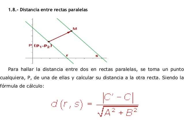 Presentación recta en el plano y circunferencia