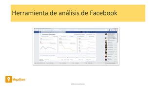Herramienta de análisis de Facebook
@AntoniaAdame
 