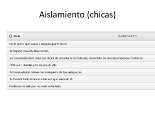 Aislamiento (chicas)

 