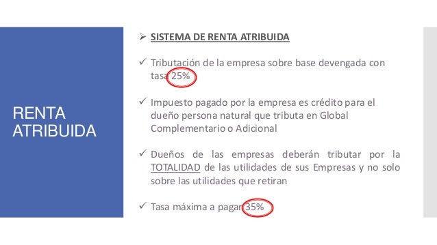 Presentación reforma tributaria cchc