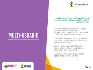 Presentación reporte de la estratificación y coberturas