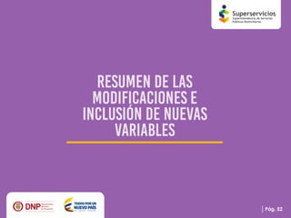 Presentación reporte de la estratificación y coberturas