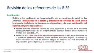 Redes Integradas de Servicios de Salud (RISS), Colombia | PPTX