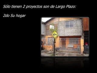 Sólo tienen 2 proyectos son de Largo Plazo:

2do Su hogar
 