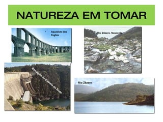 NATUREZA EM TOMAR Aqueduto dos Pegões Barragem do Castelo do Bode Rio Zêzere. Nascente Rio Zêzere 