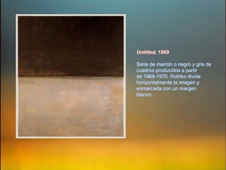 PresentacióN Rothko
