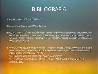 PresentacióN Rothko