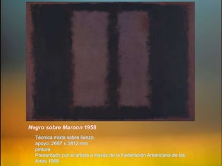 PresentacióN Rothko